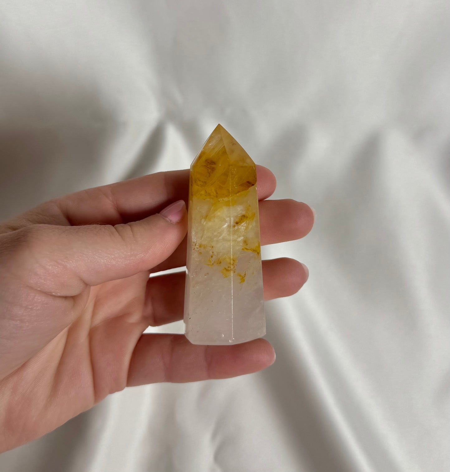 Limonietkwarts Punt (Golden Healer) Nr. 341