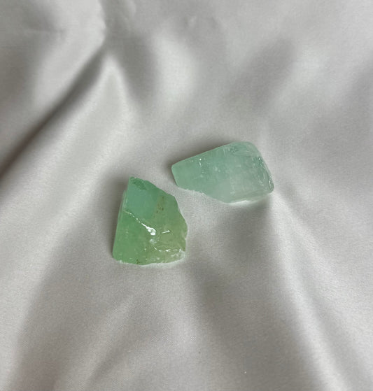 Groene Smaragd Ruw 2 stukken
