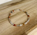 Kwarts Mix Kogel Armband