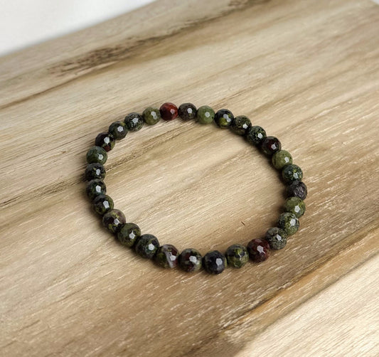 Drakenbloed Jaspis Facet Armband