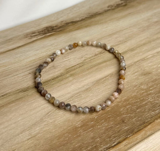Maansteen Facet Armband
