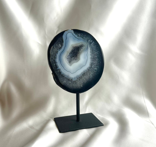 Agaat Geode M Op Standaard Nr. 106