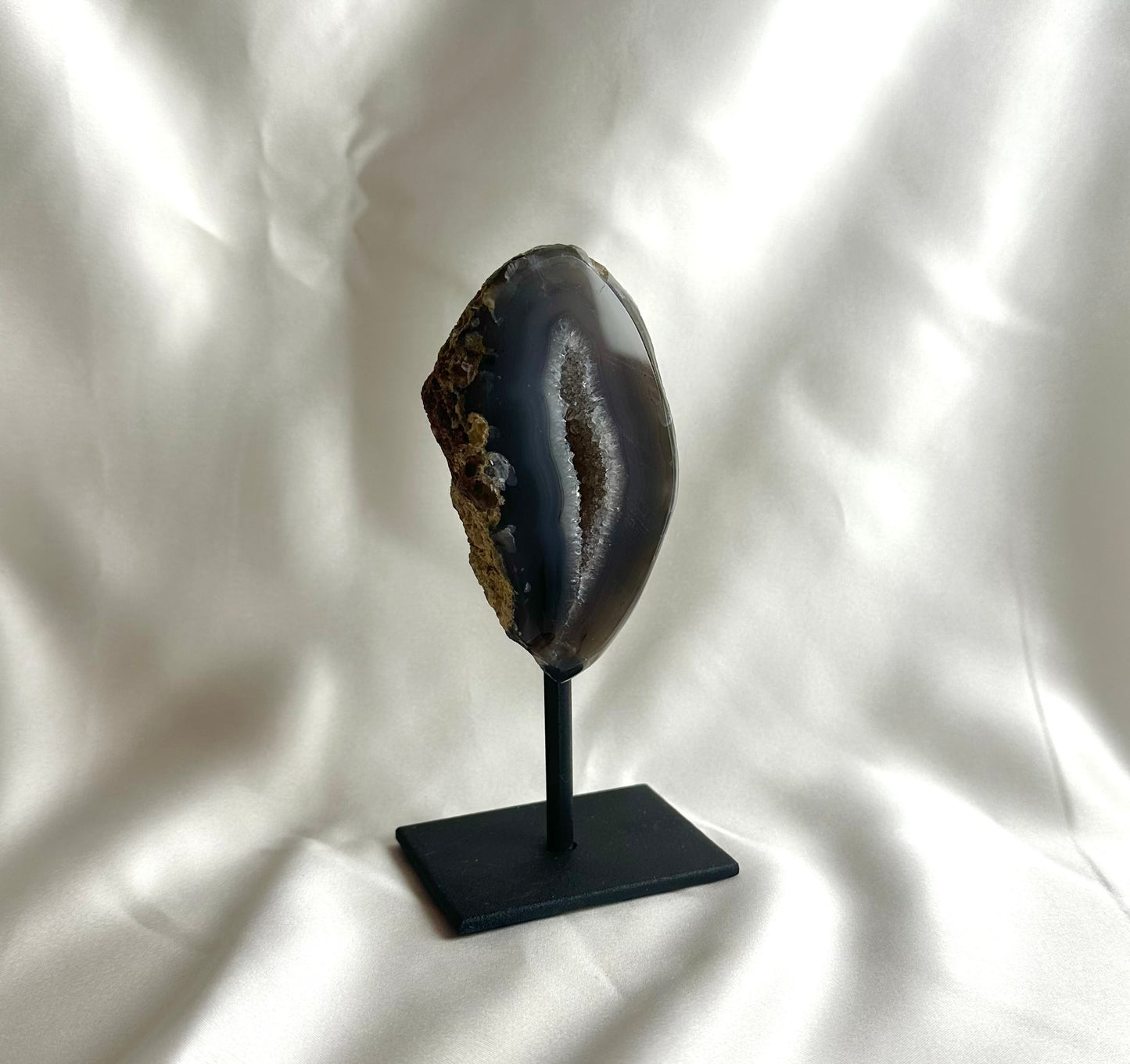 Agaat Geode S Op Standaard Nr. 110