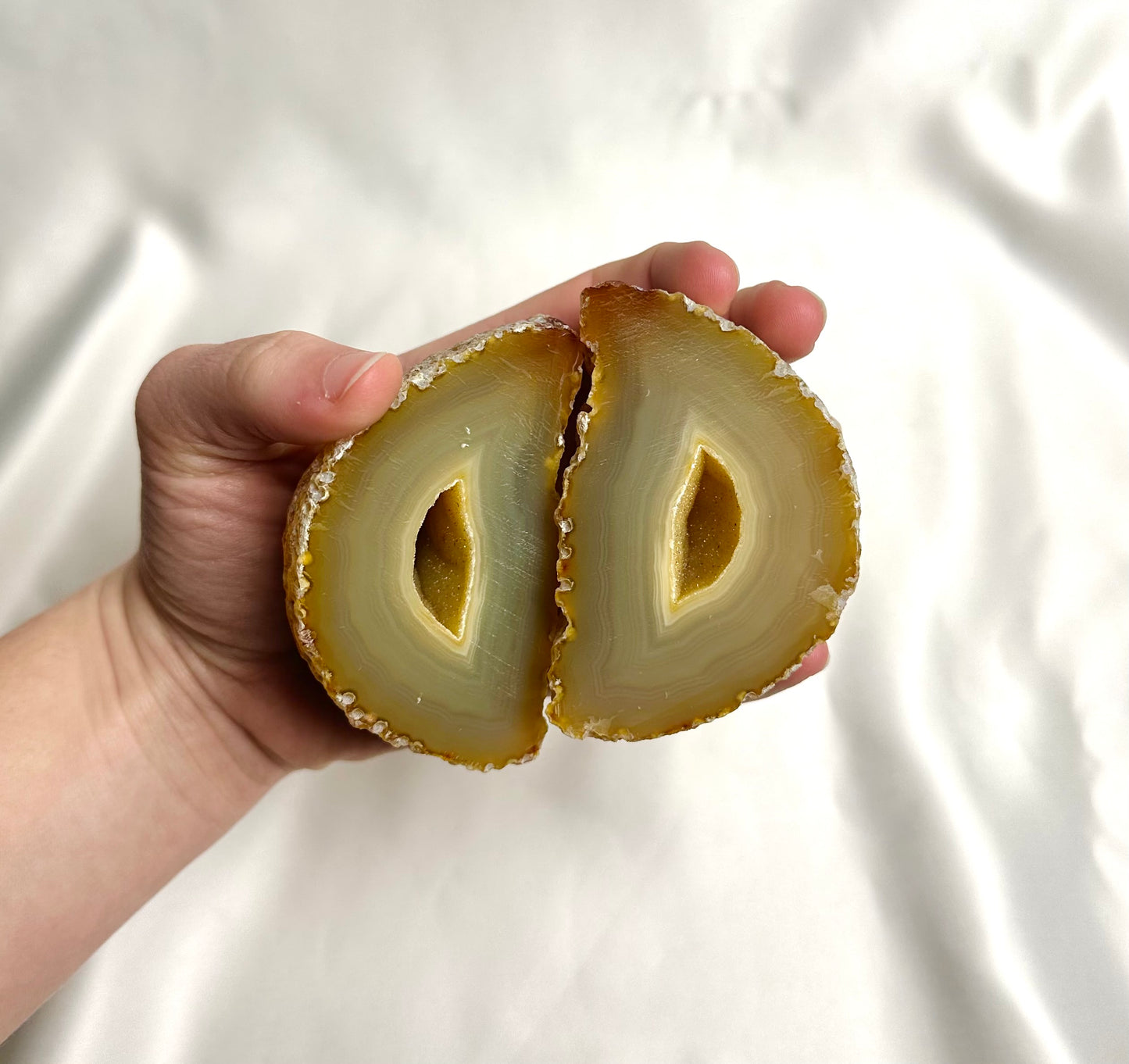 Agaat Geode Paar Nr. 162