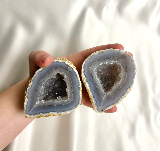 Agaat Geode Paar Nr. 156
