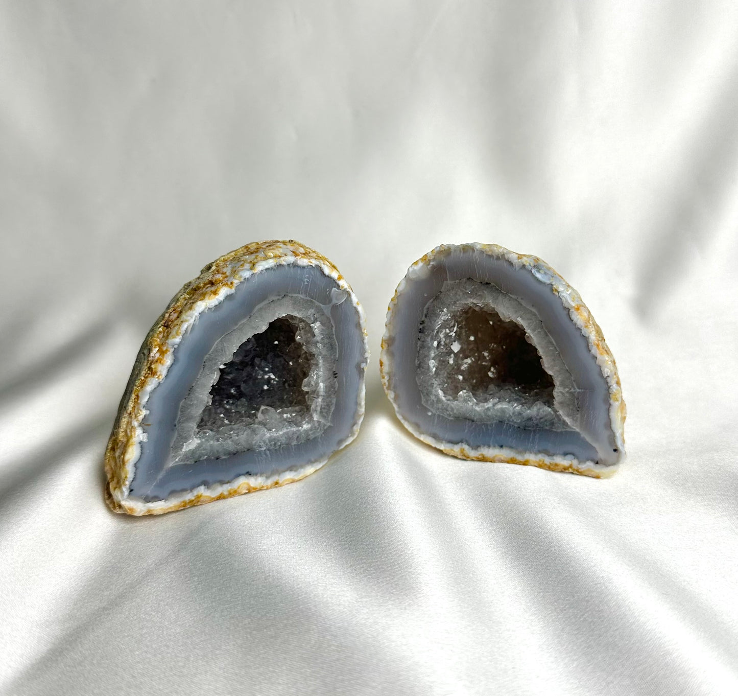 Agaat Geode Paar Nr. 156
