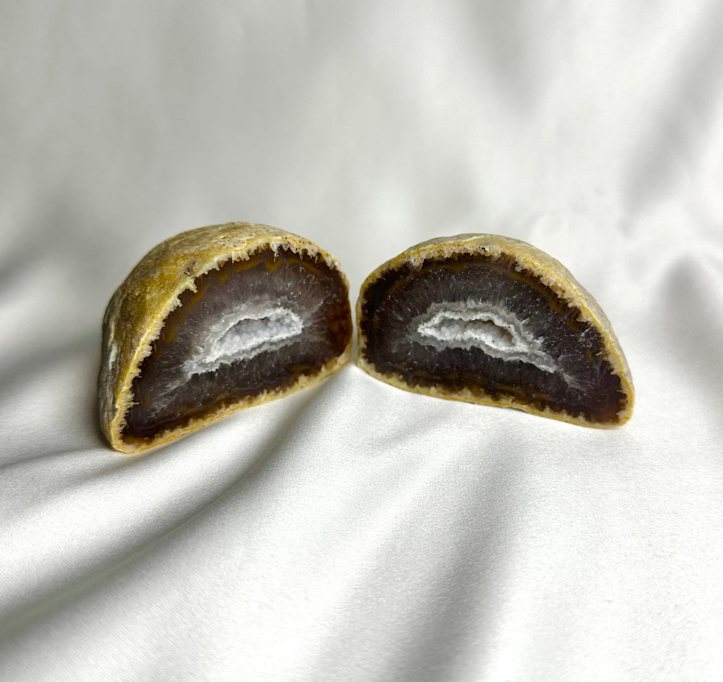 Agaat Geode Paar Nr. 157