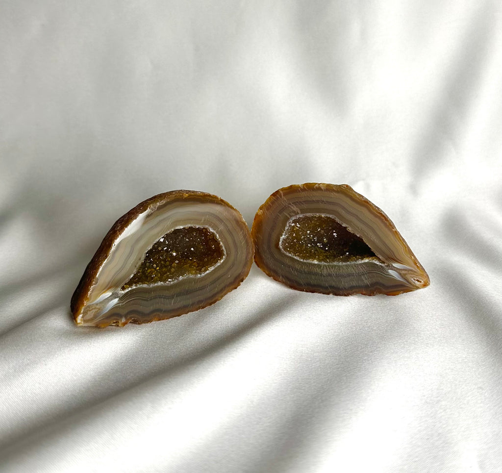 Agaat Geode Paar Nr. 158