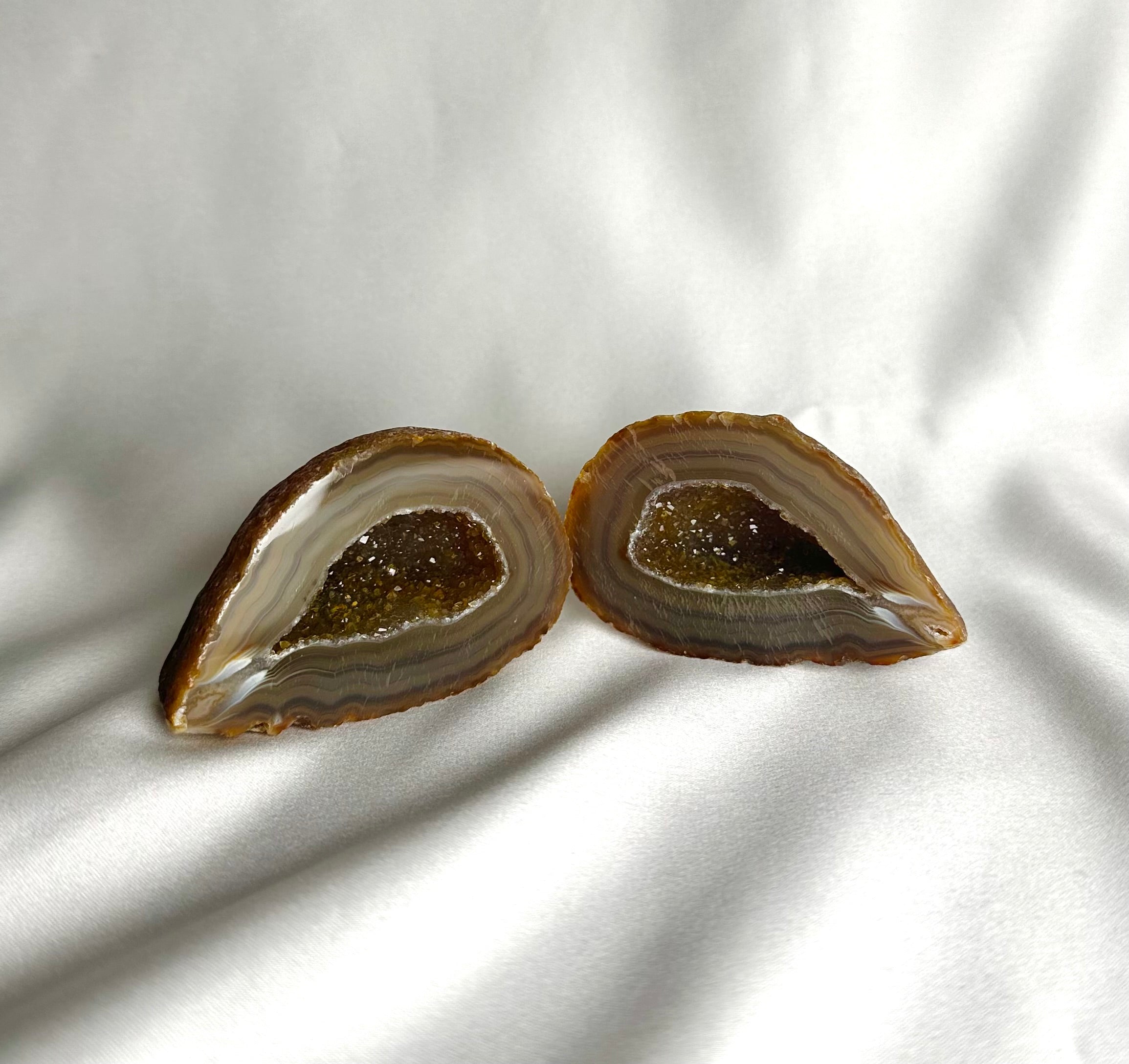 Agaat Geode Paar Nr. 158