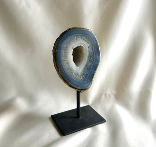 Agaat Geode M Op Standaard Nr. 166