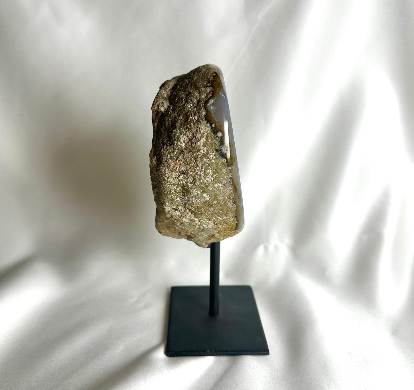 Agaat Geode M Op Standaard Nr. 166
