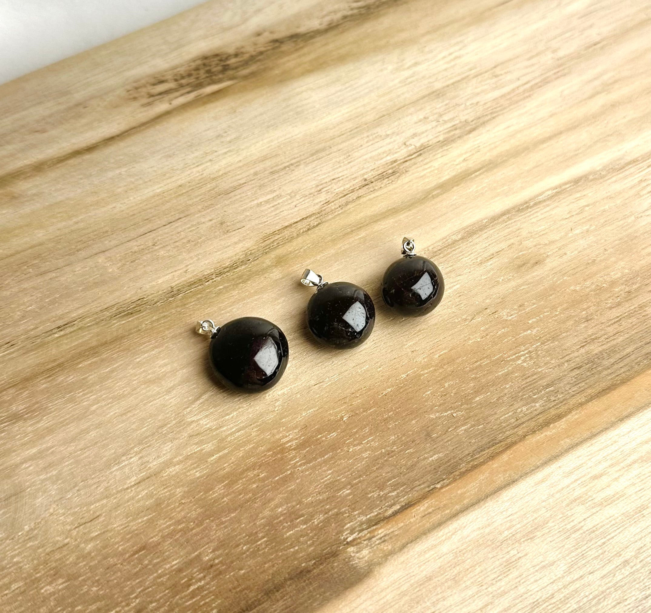 Granaat Kettinghanger 925 Zilver