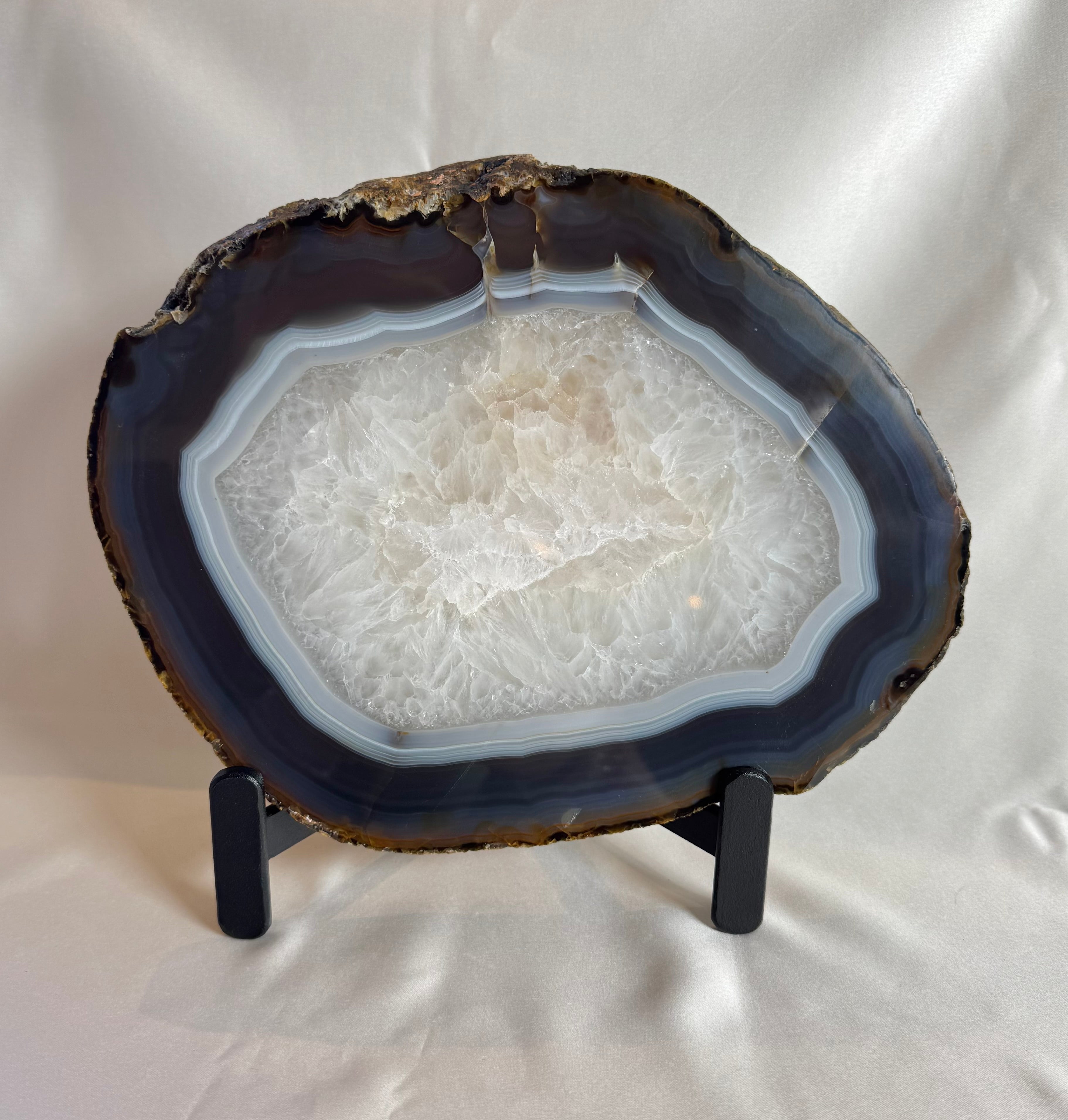 Agaat Schijf + Standaard Nr. 394