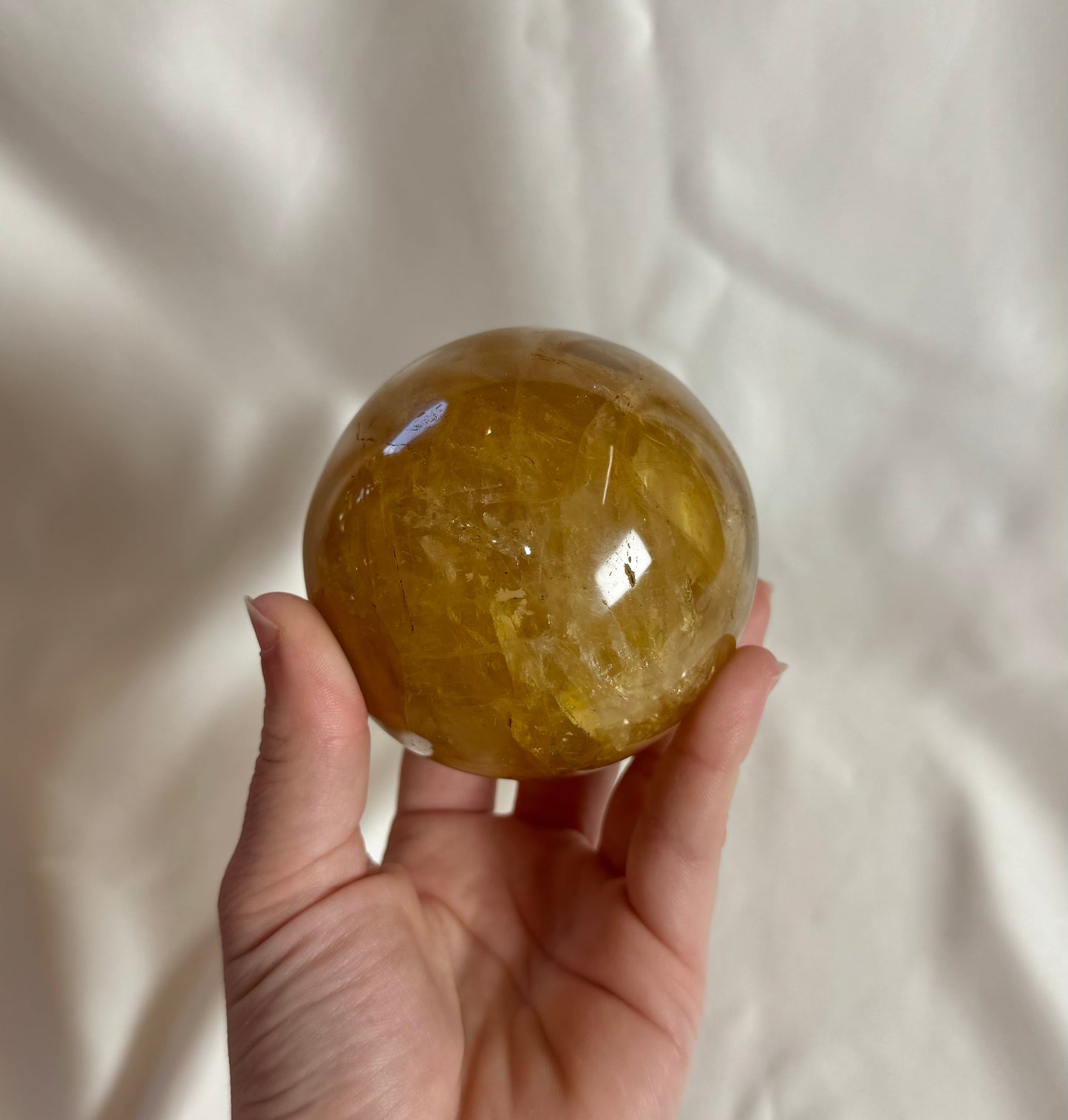 Limoniet Kwarts (Golden Healer) Bol + Standaard Nr. 418