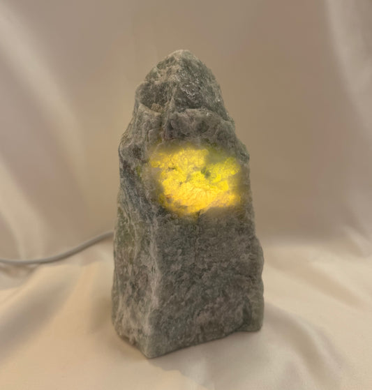 Groene Kwarts Lamp