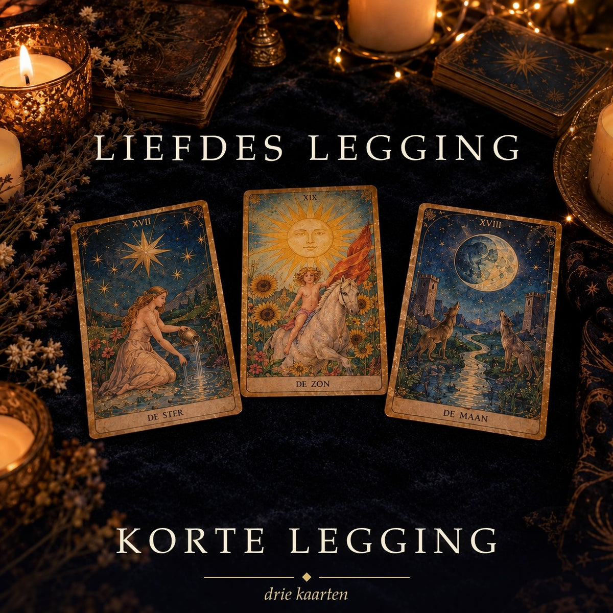Korte legging - Tarot