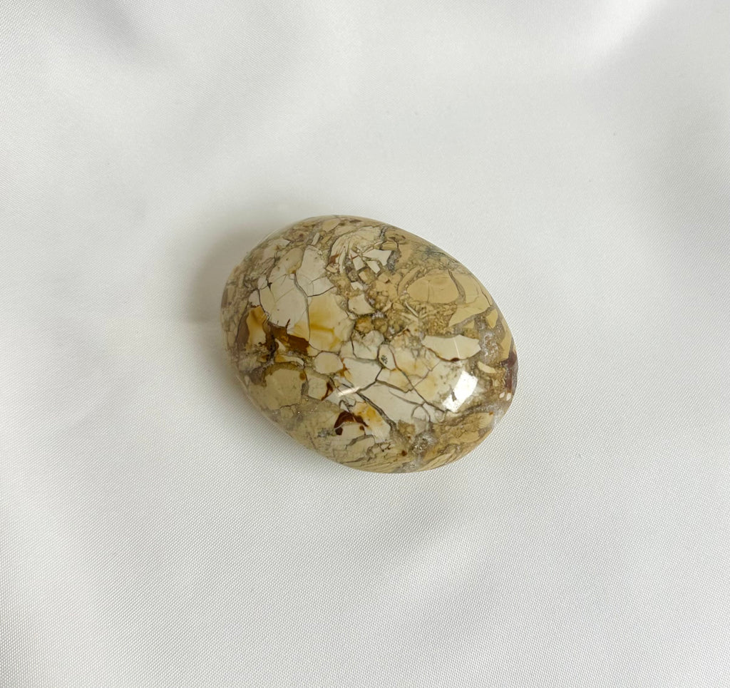 Breccie Jaspis Handsteen