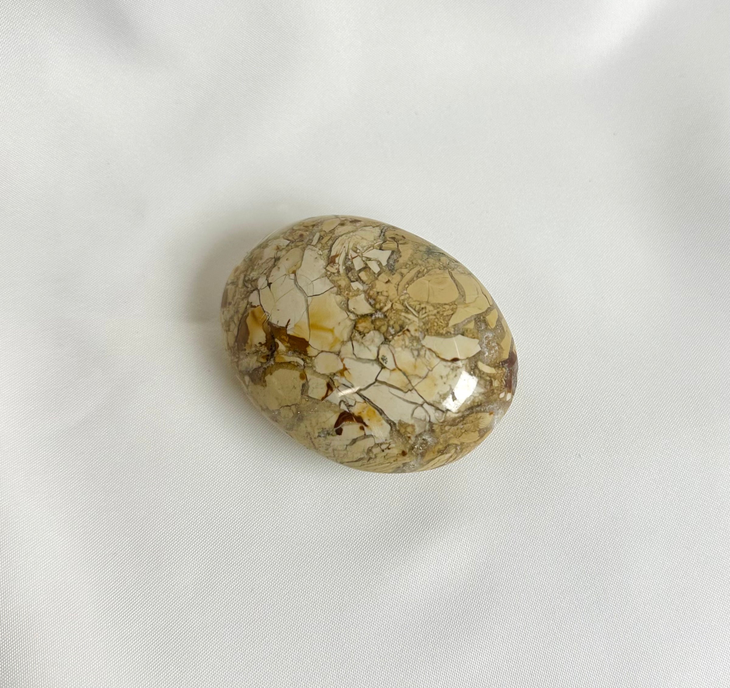 Breccie Jaspis Handsteen