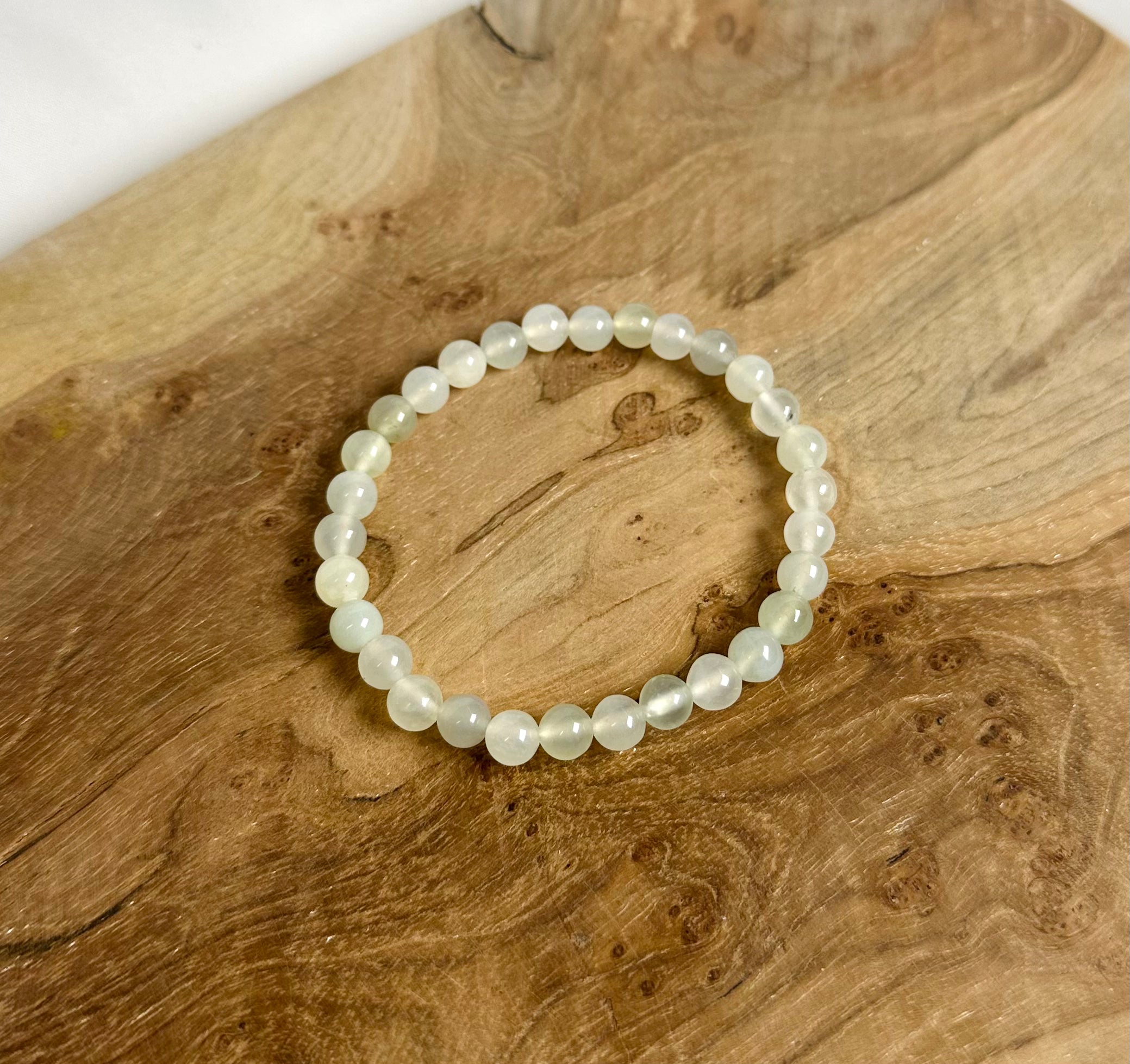 Serpentijn - New Jade Kogel Armband