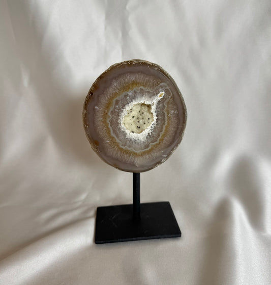 Agaat Geode S Op Standaard Nr. 433