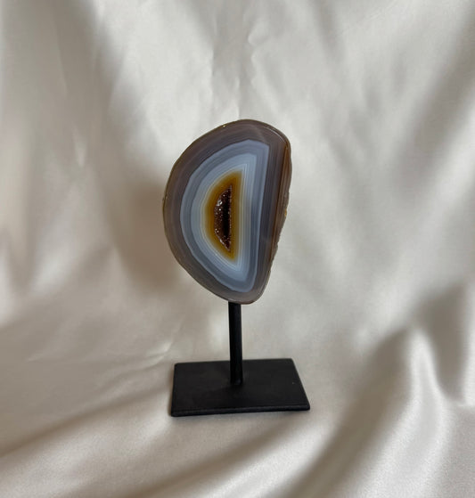 Agaat Geode S Op Standaard Nr. 440