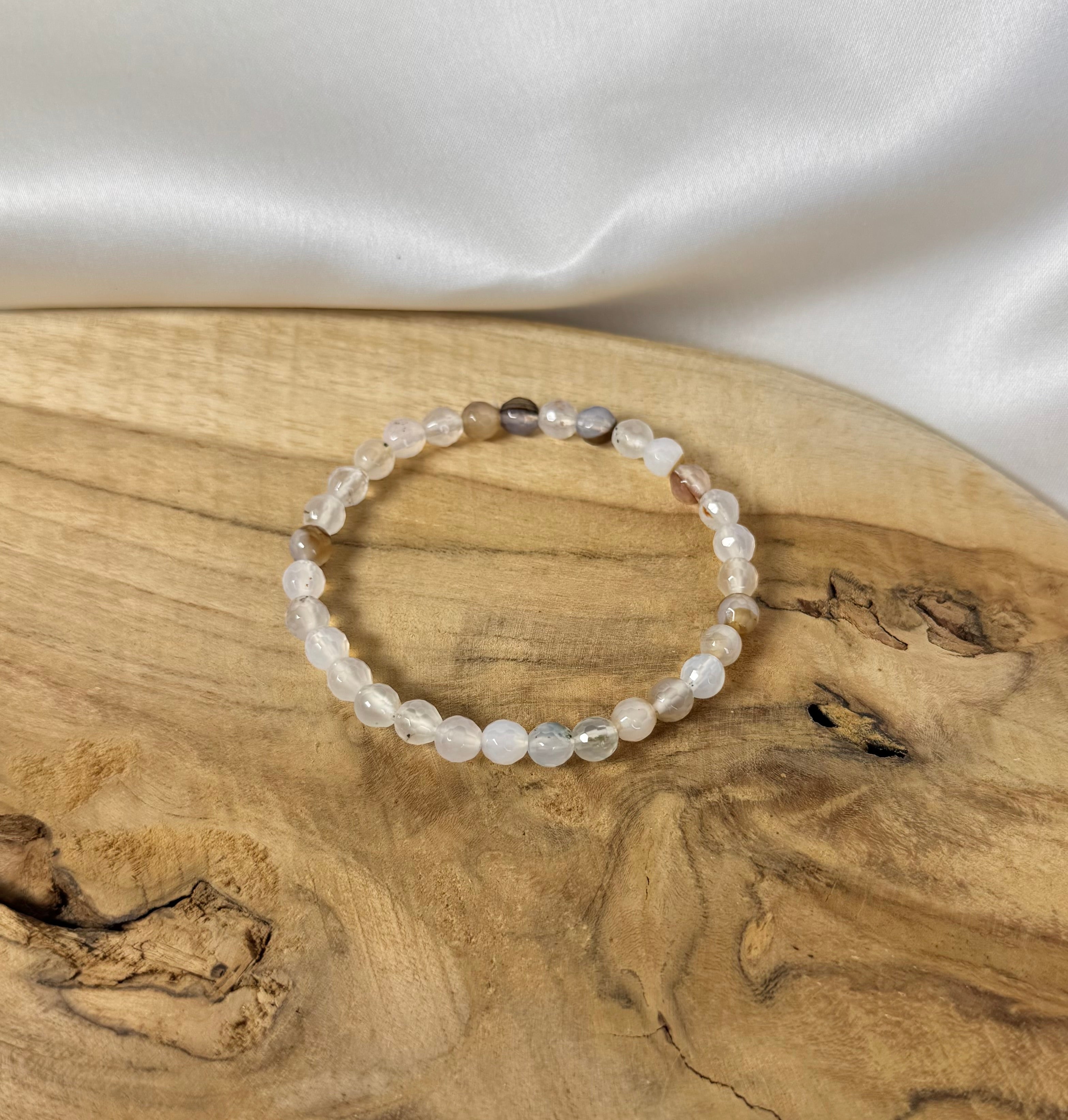 Dendriet Agaat Facet Armband
