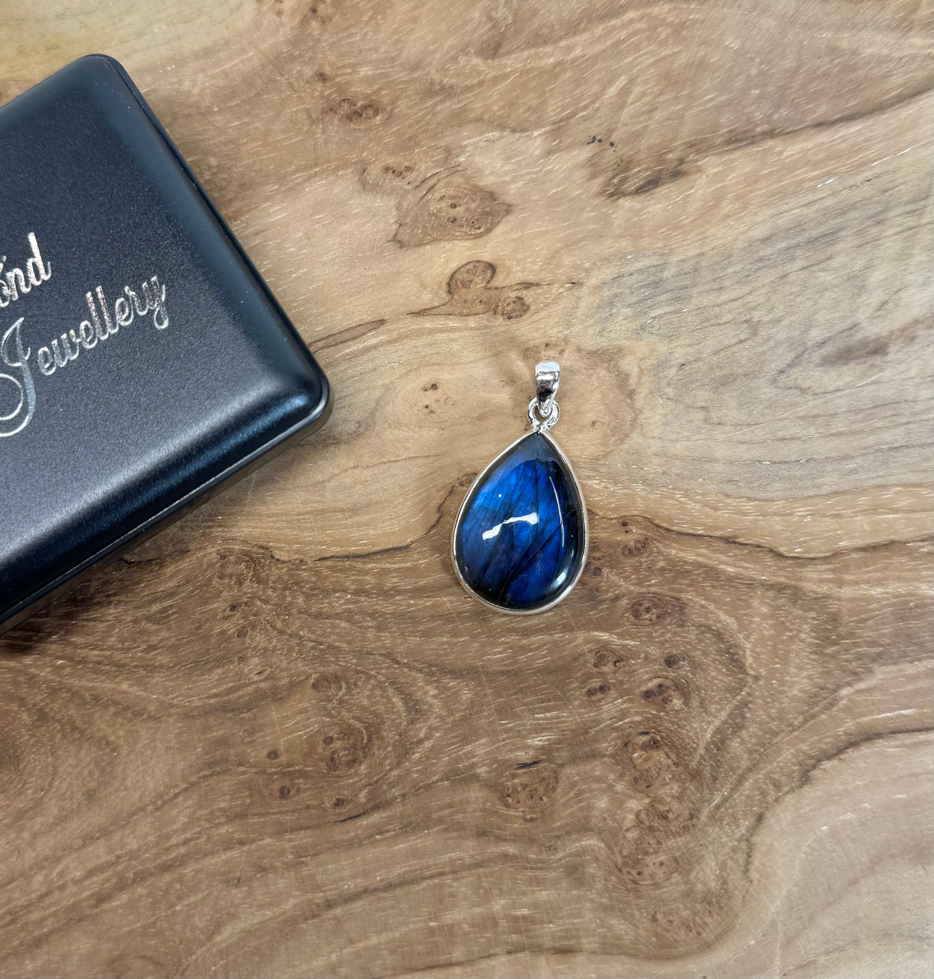 Labradoriet Hanger 925 Zilver Nr. 9