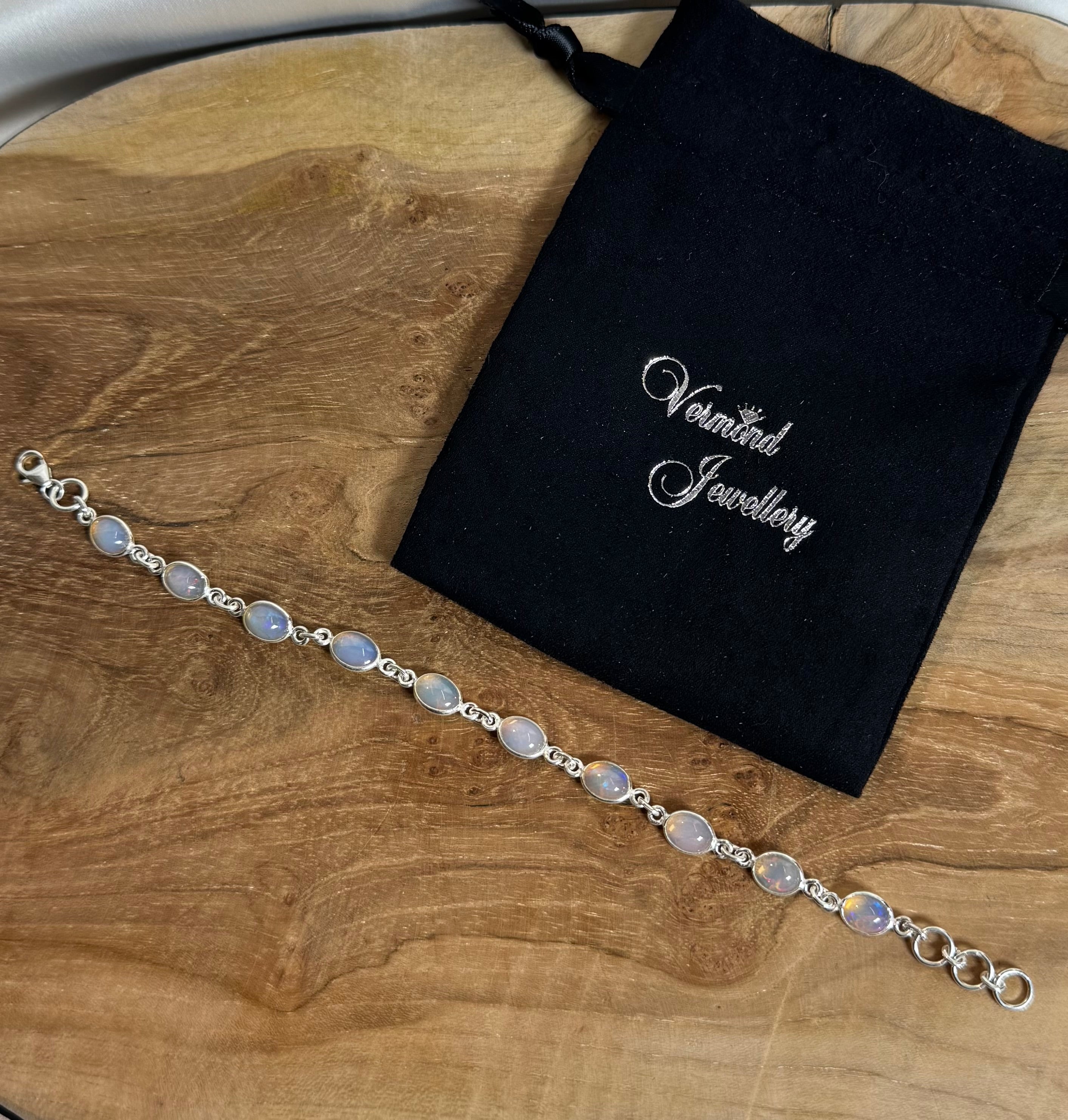 Opaal Armband 925 Zilver