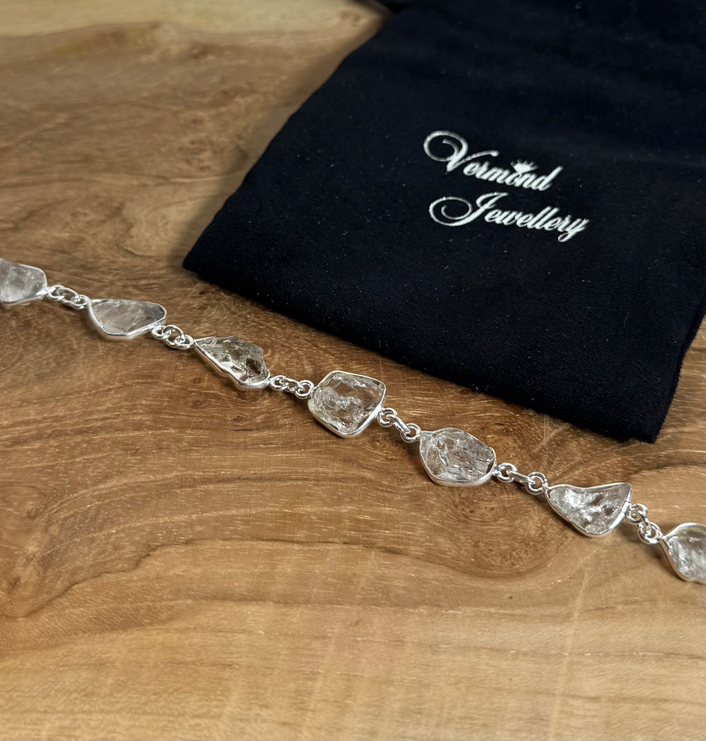 Herkimer Diamant Armband 925 Zilver