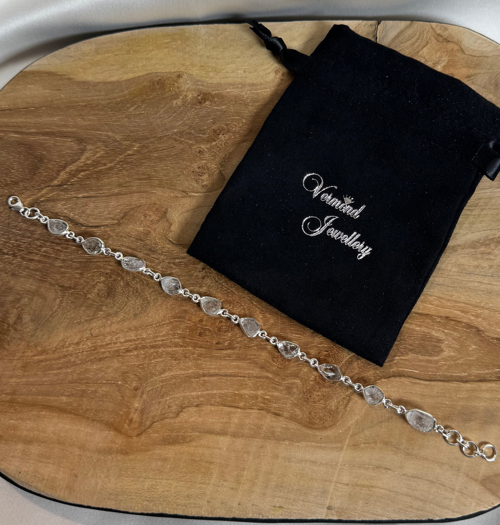Herkimer Diamant Armband 925 Zilver