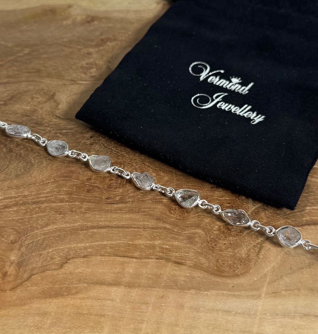 Herkimer Diamant Armband 925 Zilver