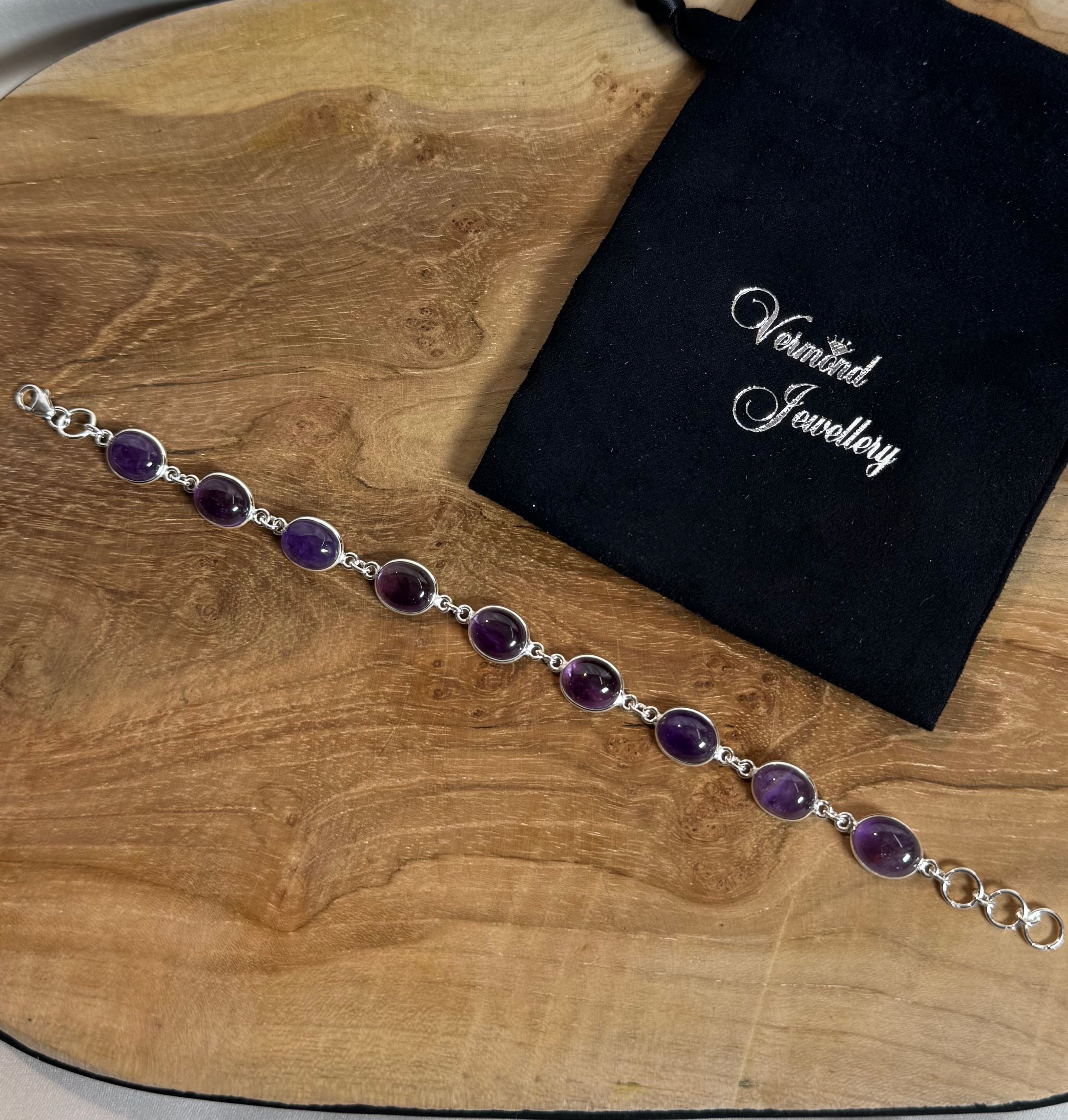 Amethist Armband 925 Zilver