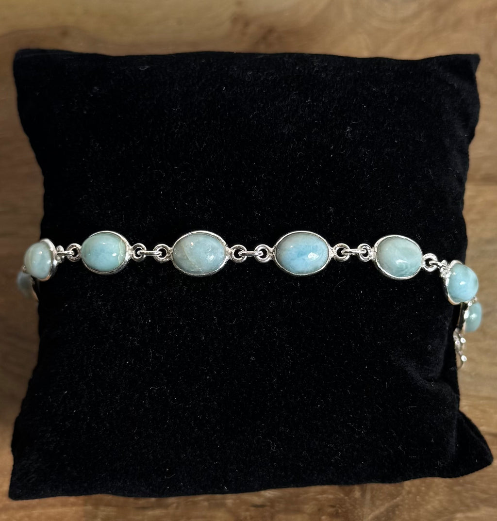 Larimar Armband 925 Zilver