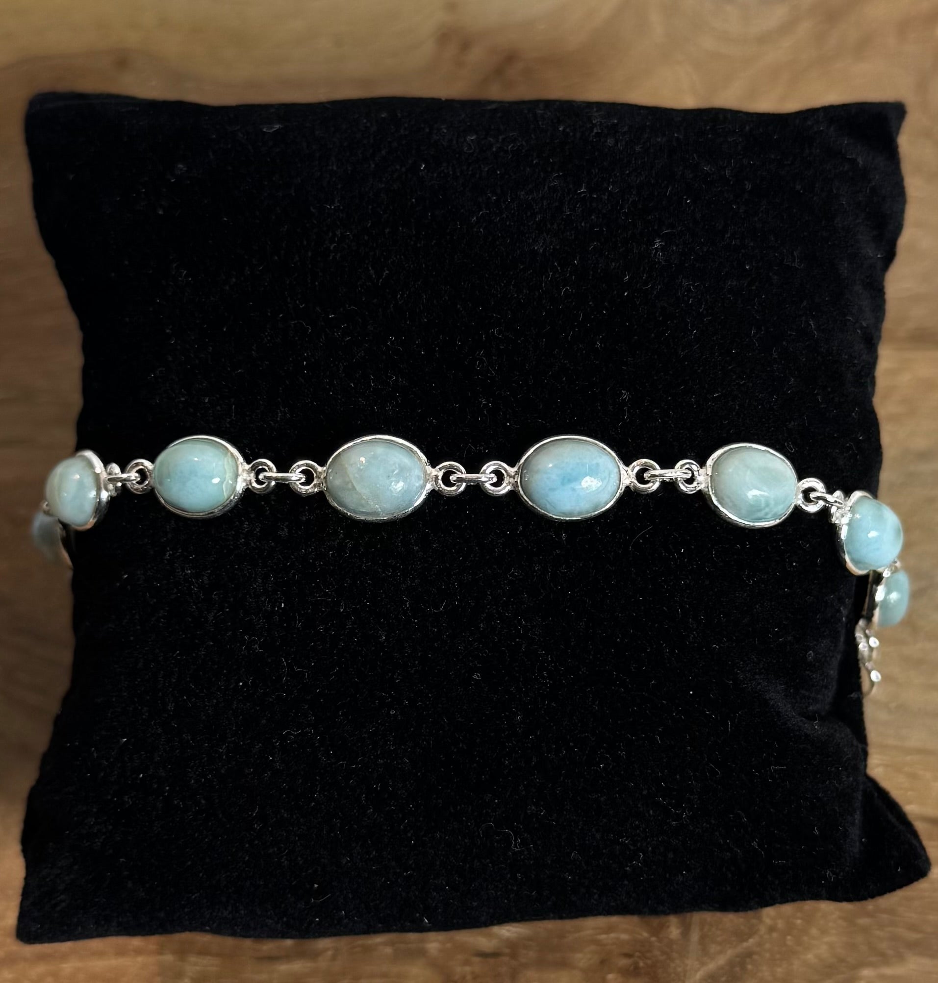 Larimar Armband 925 Zilver
