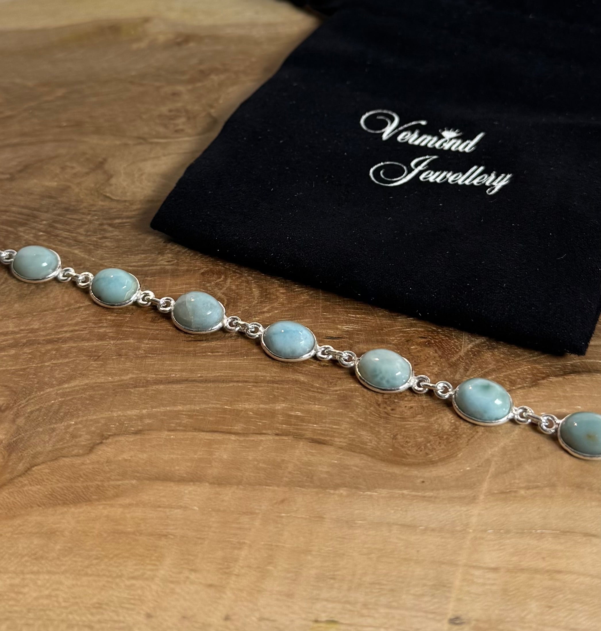 Larimar Armband 925 Zilver