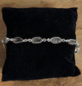 Toermalijn In Kwarts Ruw Armband 925 Zilver