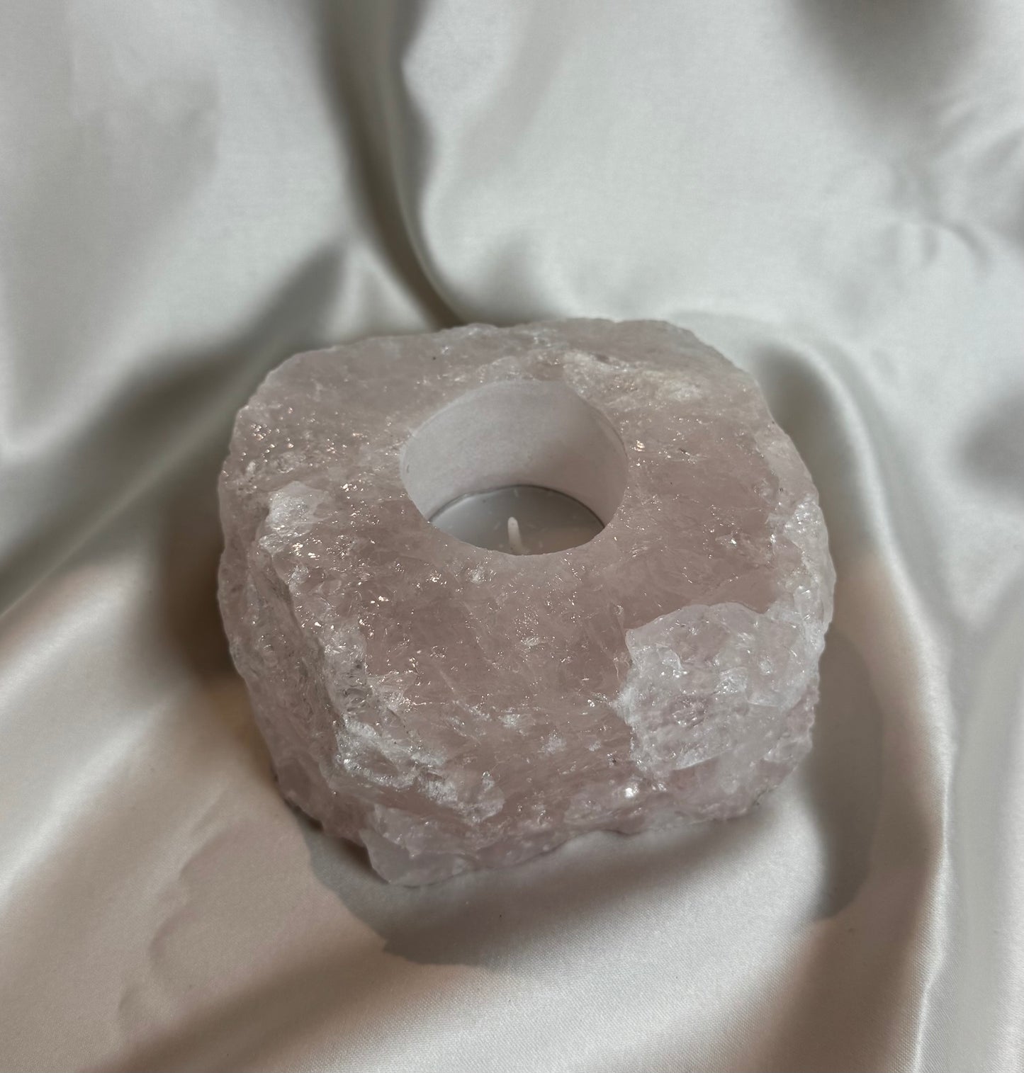 Rozenkwarts Theelichthouder