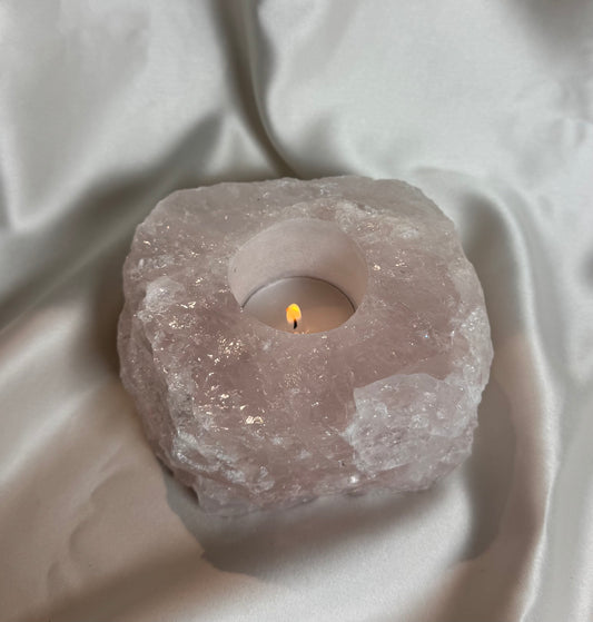 Rozenkwarts Theelichthouder