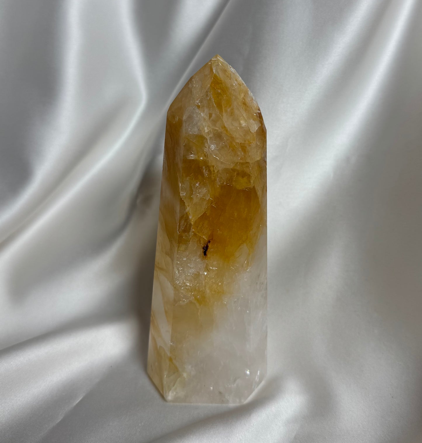 Limoniet Kwarts Punt (Golden Healer) Nr. 522