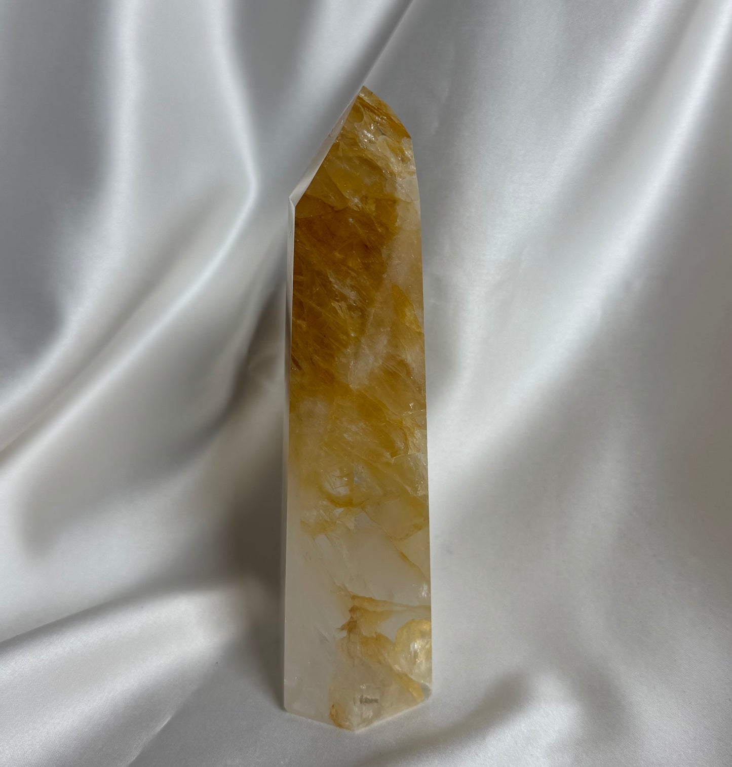 Limoniet Kwarts Punt (Golden Healer) Nr. 522