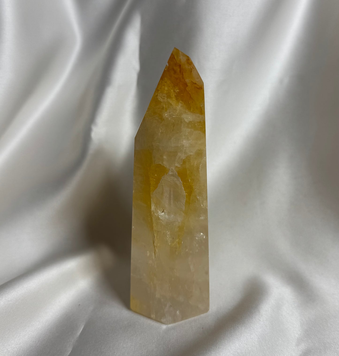 Limoniet Kwarts Punt (Golden Healer) Nr. 523