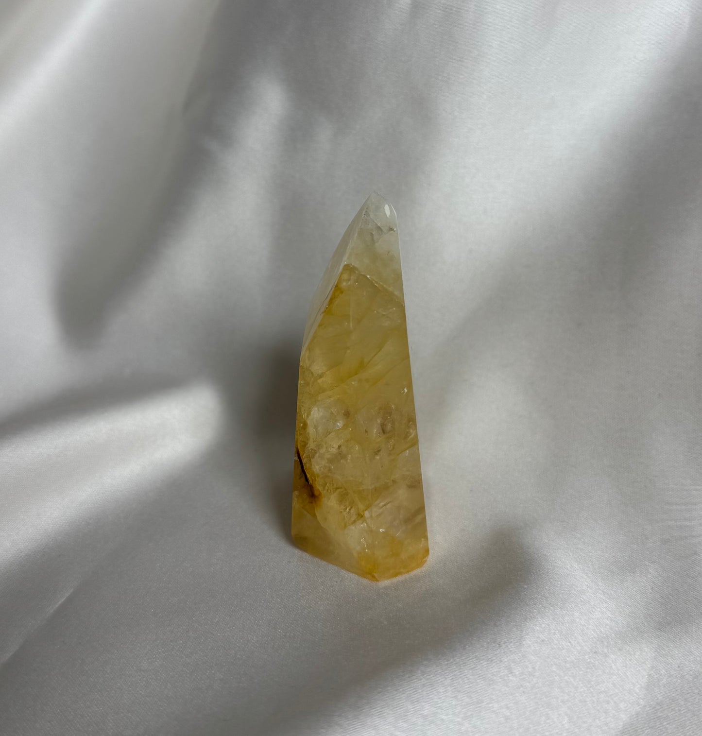 Limoniet Kwarts Punt (Golden Healer) Nr. 525