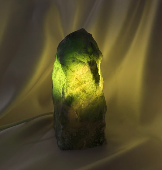 Groene Kwarts Lamp