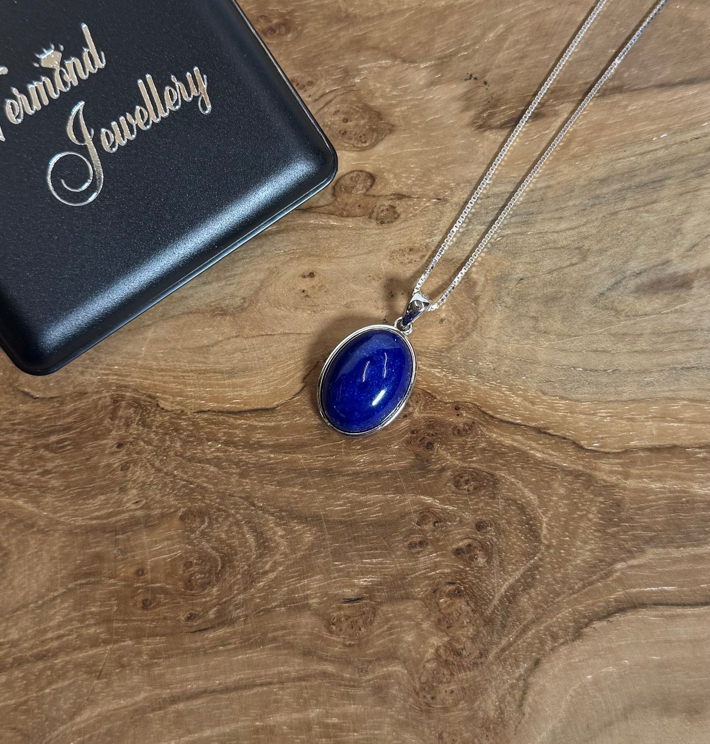 Lapis Lazuli 925 Zilver Ketting