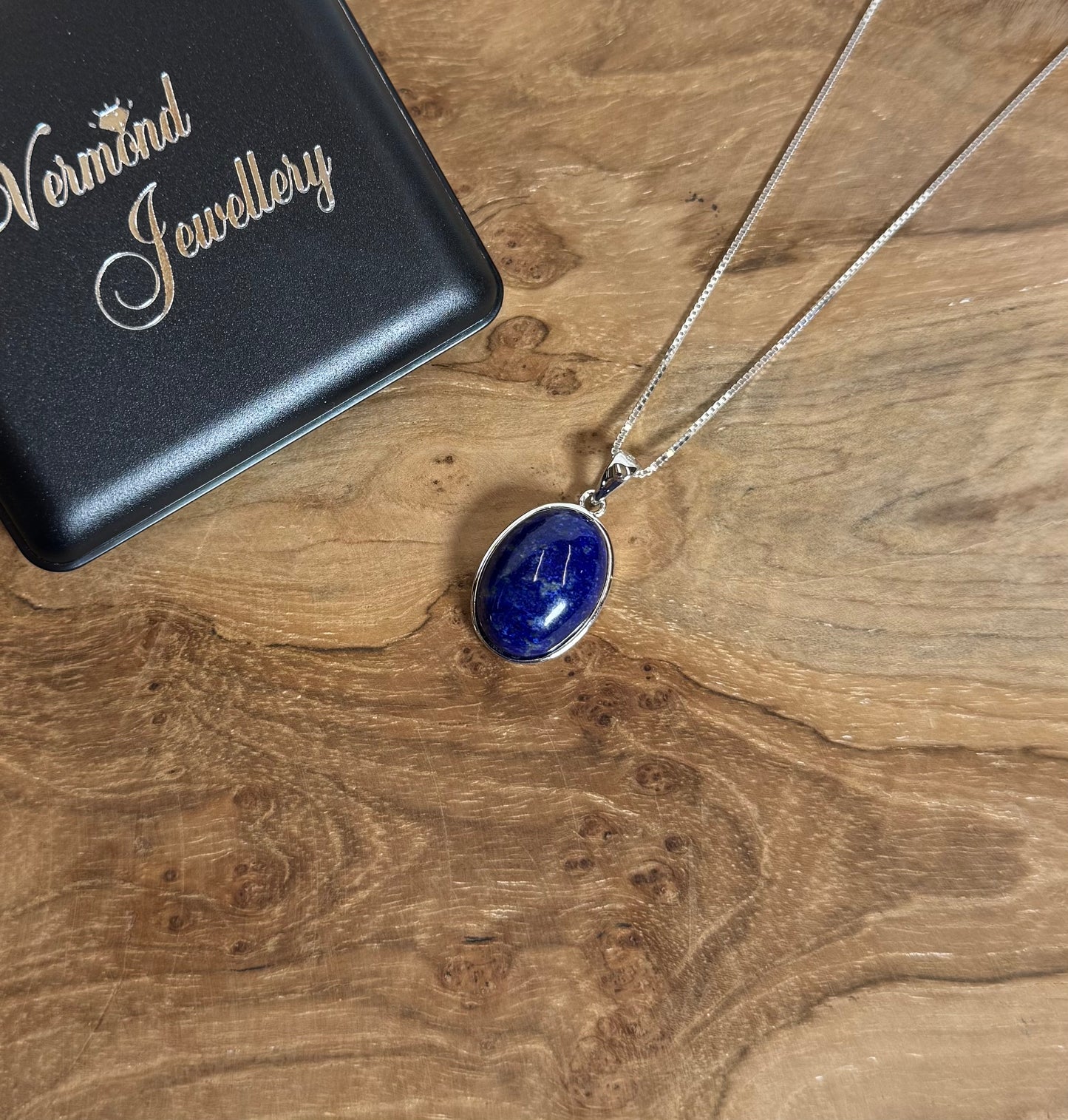 Lapis Lazuli 925 Zilver Ketting