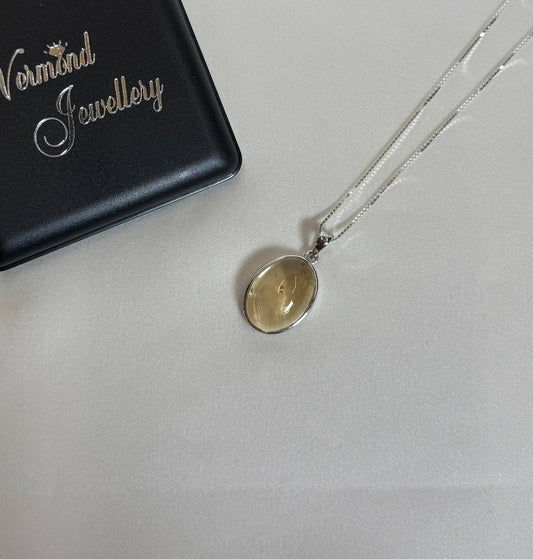 Citrien 925 Zilver Ketting